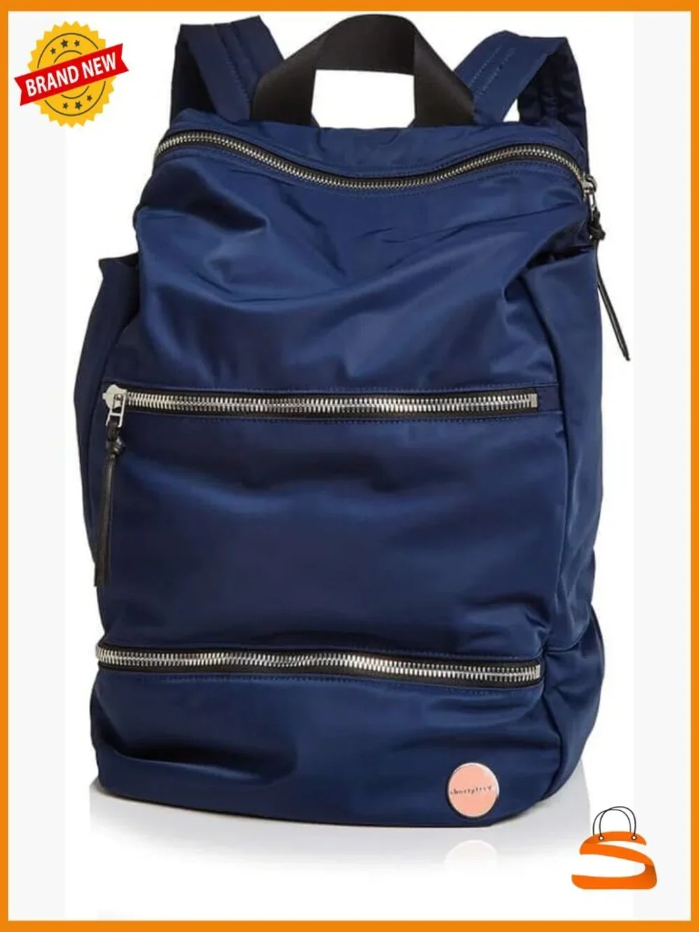 Convertible Travel Laptop Backpack & Hobo Bag 15in Water-Resistant Nylon